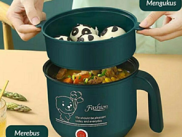 【Nice1573】Panci Listrik / Panci Elektrik Free Kukusan / Panci Penggorengan UKURAN 0.8L