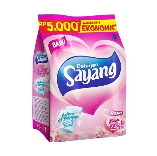 SAYANG Rose Powder Detergent 260gr / 220gr | Detergen pembersih baju | COD