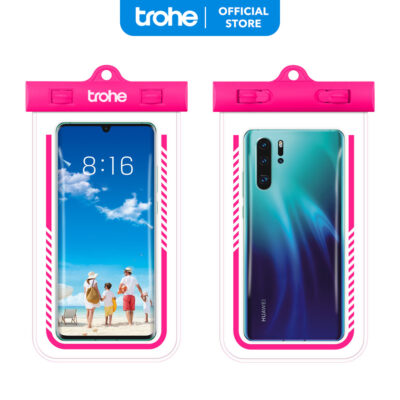 Trohe Kantong Casing HP Anti Air Mobile Phone Pouch Waterproof Mobile Phone Pouch Universal Case Bag